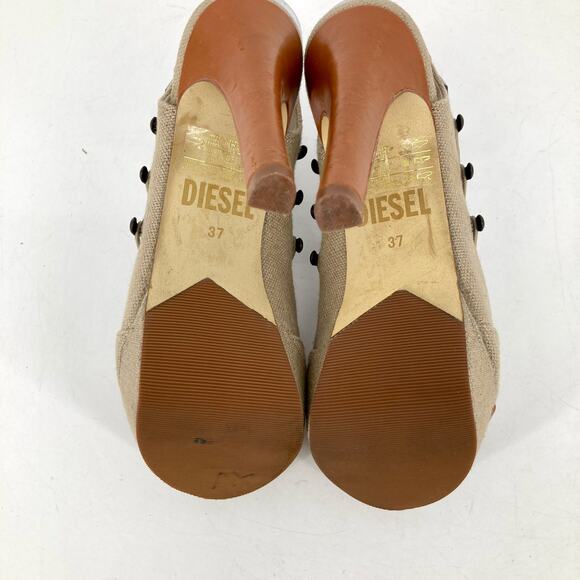 Diesel: canvas and leather heels (37) - Picture 8 of 8